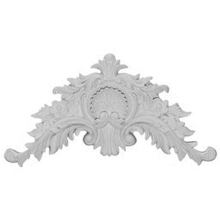 DWELLINGDESIGNS 11.50 in. W x 6 in. H x 1.38 in. P Architectural accents With Mini Shell Center Scrolls DW738469